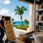Distribución semillas y alimentos secos Riviera Maya