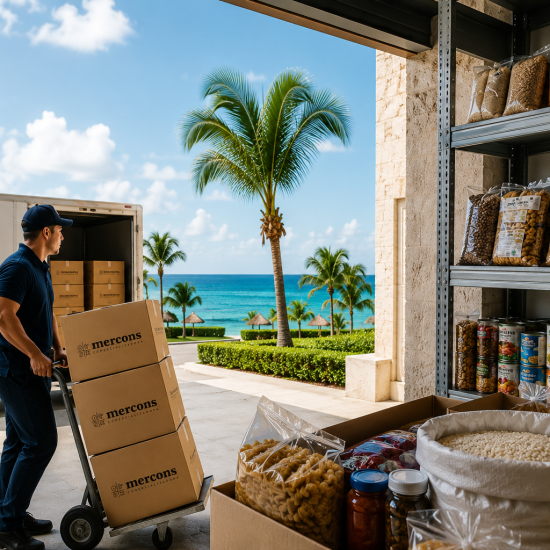 Distribución semillas y alimentos secos Riviera Maya